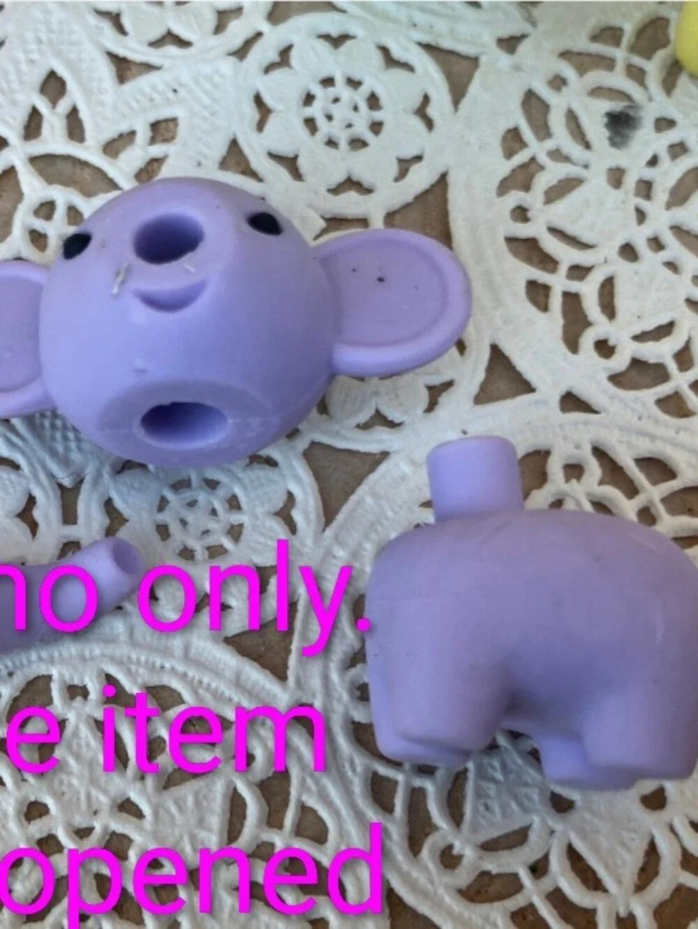 Ty Beanie Puzzle Eraser Collectable -Peanut Elephant & High Tops Giraffe